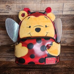 NWT Loungefly Winnie the Pooh Ladybug Backpack